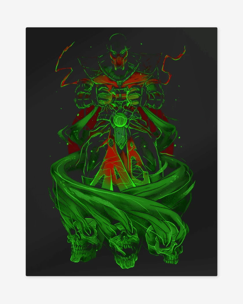 Print metalico Negro de Ermac