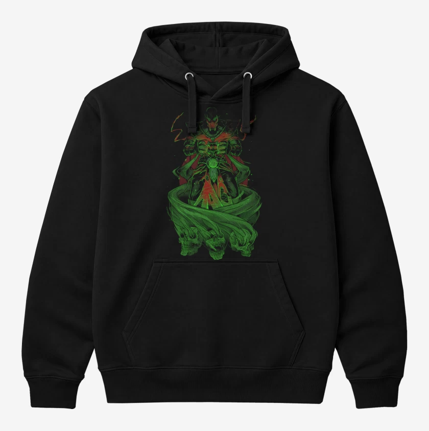 Polerón Canguro Negro de Ermac