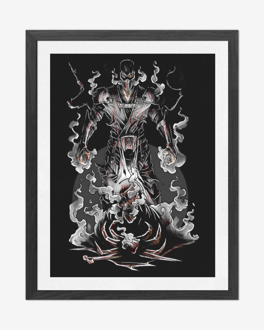 Cuadro decorativo Negro de Smoke