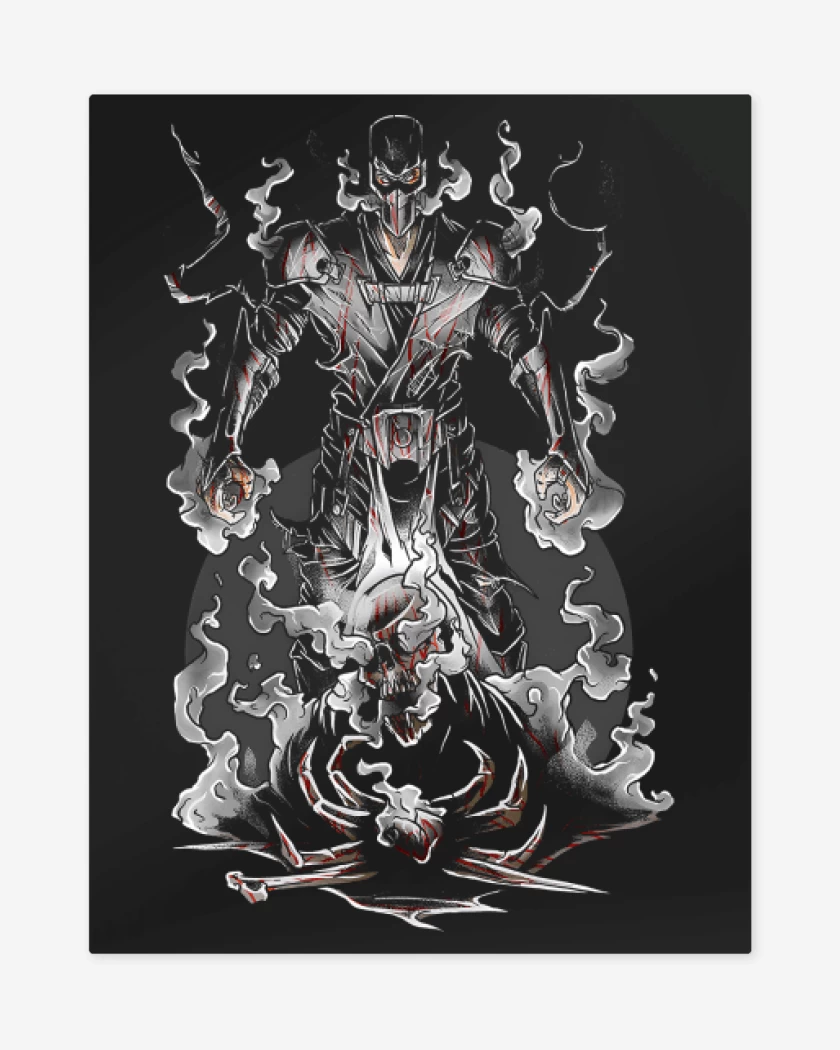 Print metalico Negro de Smoke