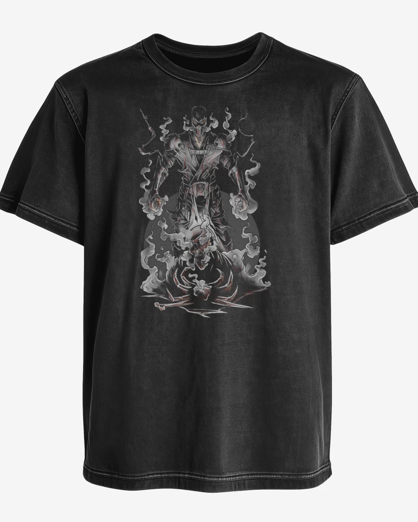 Polera desgastada Smoke