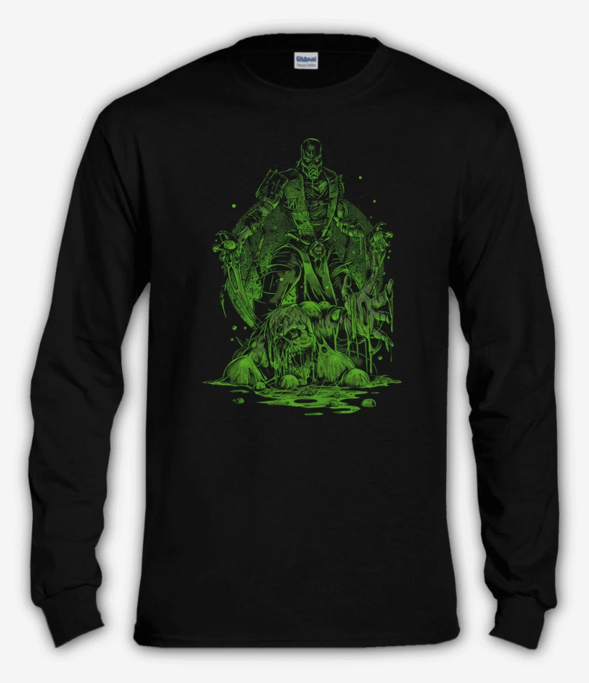 Polera manga larga Negro de Reptile