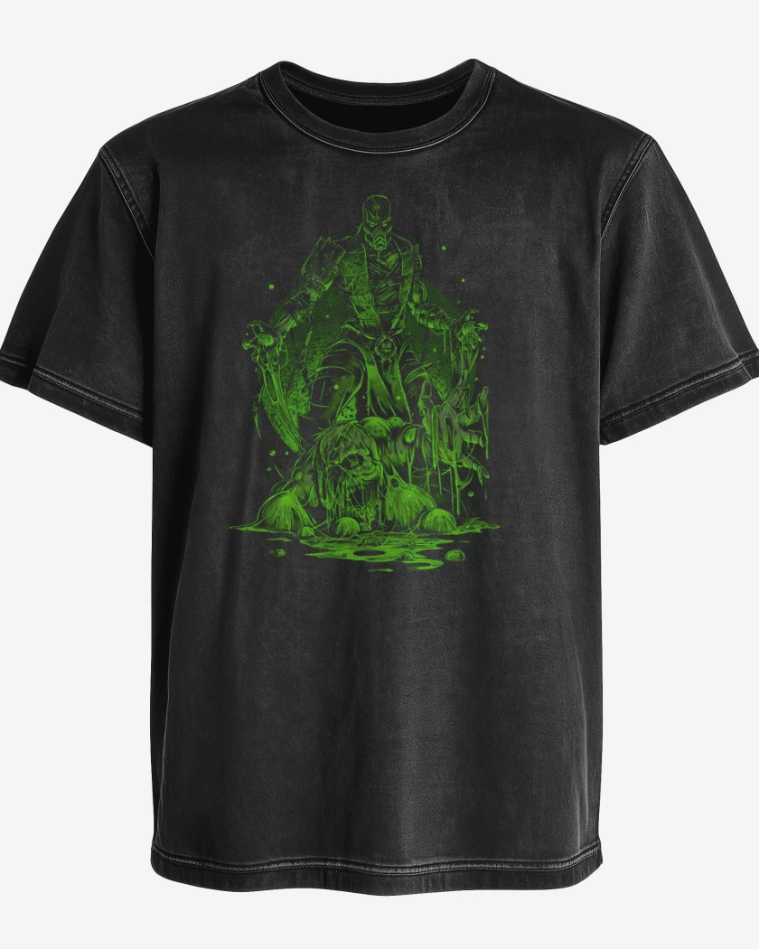 Polera desgastada Reptile