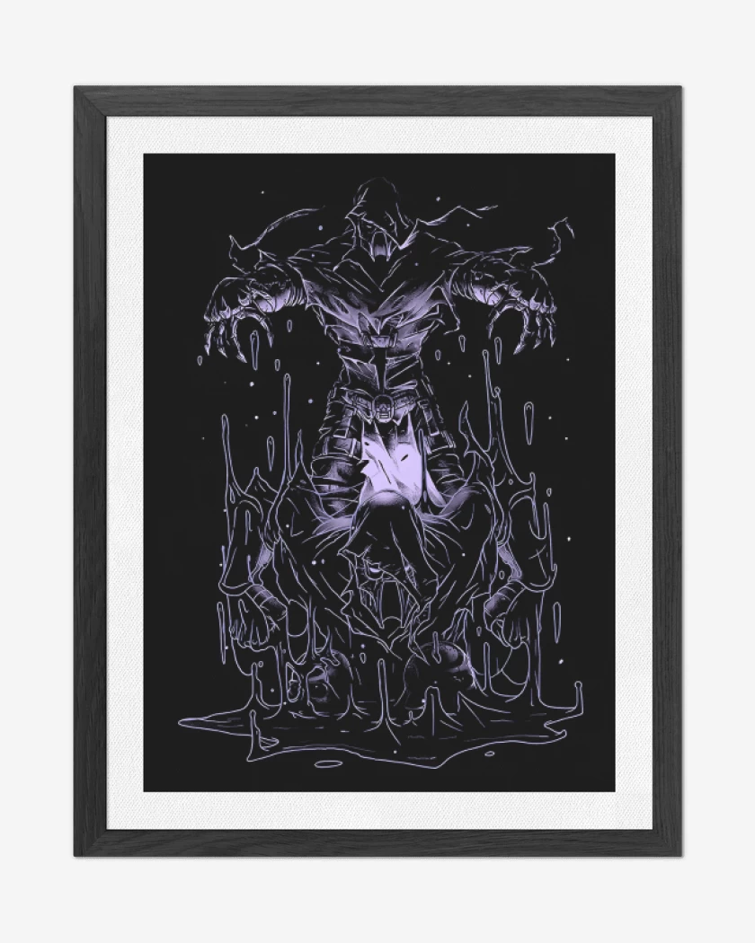 Cuadro decorativo Negro de Noob Saibot