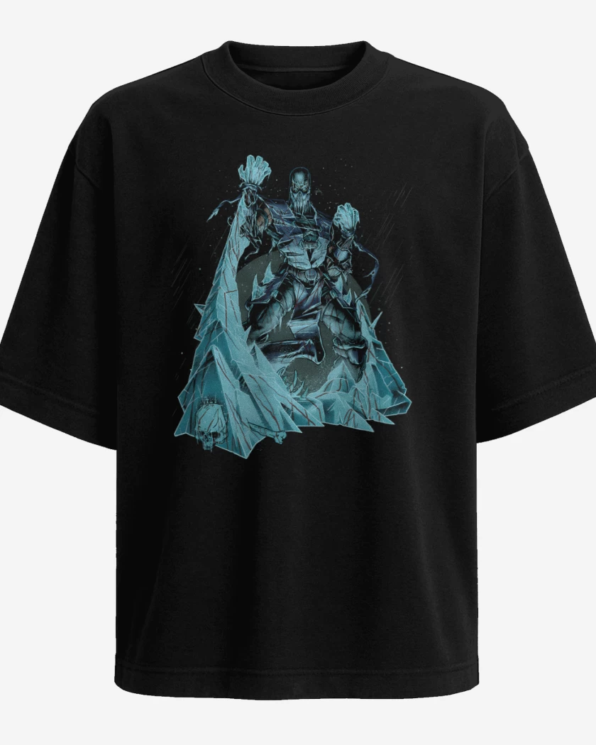 Polera Oversize Negro de Sub-Zero