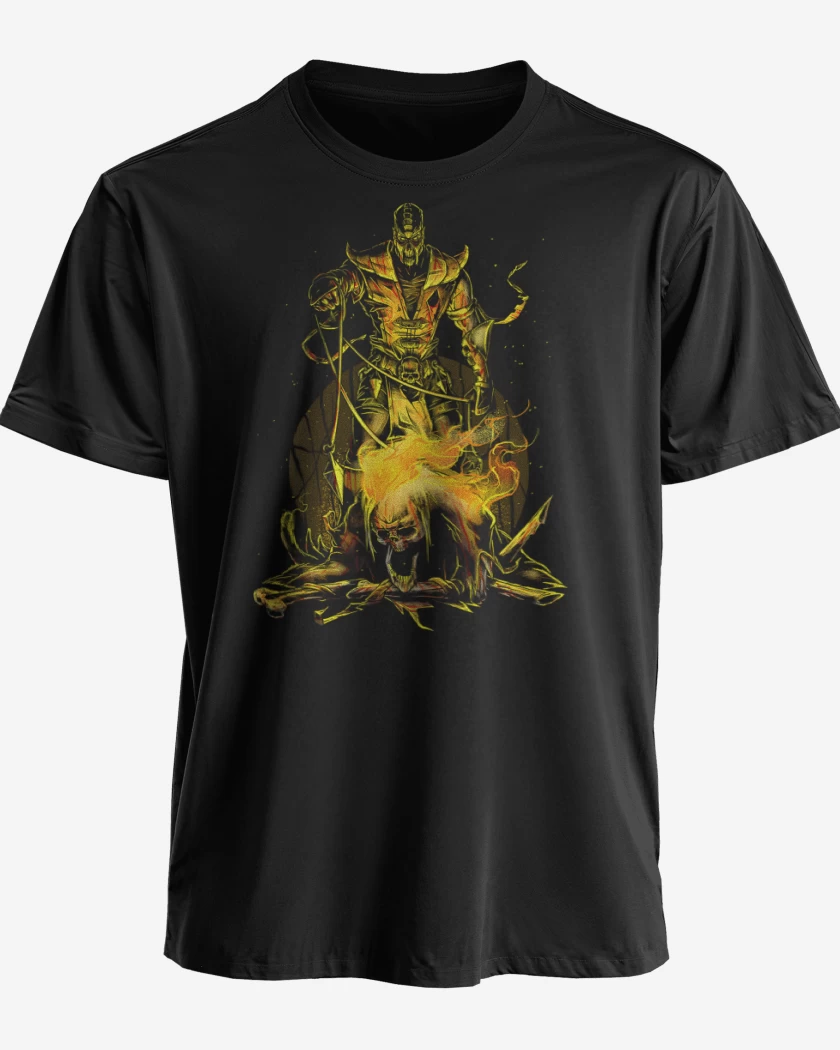 Polera premium Negro de Scorpion