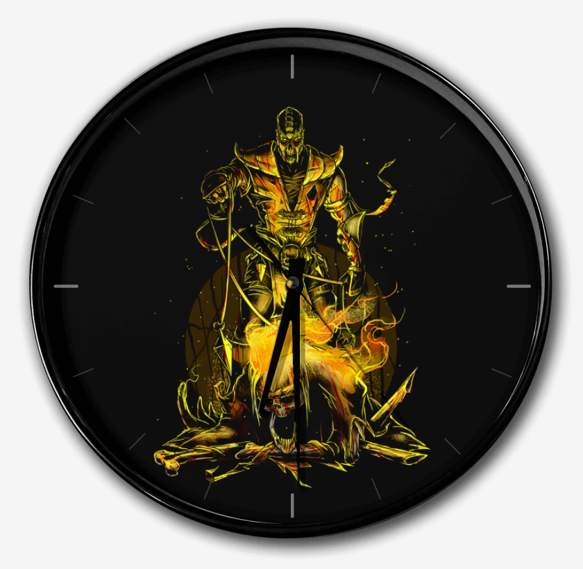 Reloj Negro de Scorpion