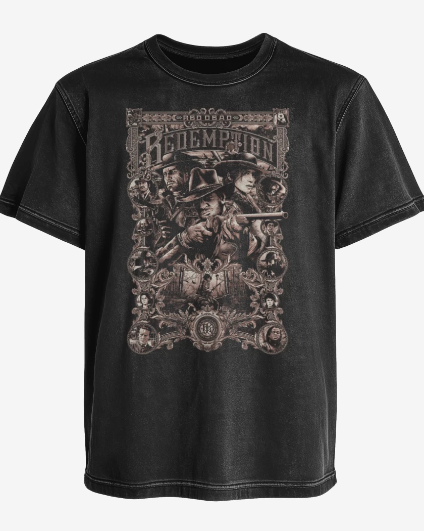Polera desgastada Van der Linde Gang
