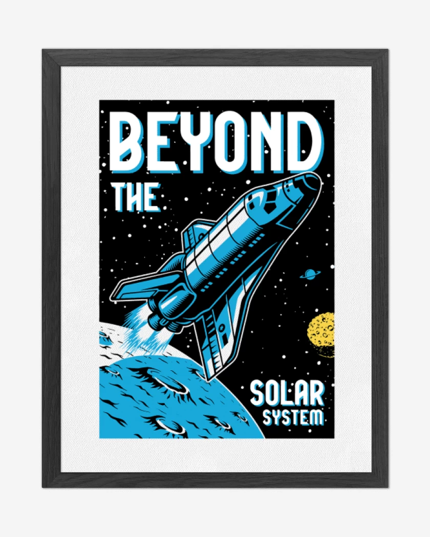 Cuadro decorativo Blanco de Beyond the solar system