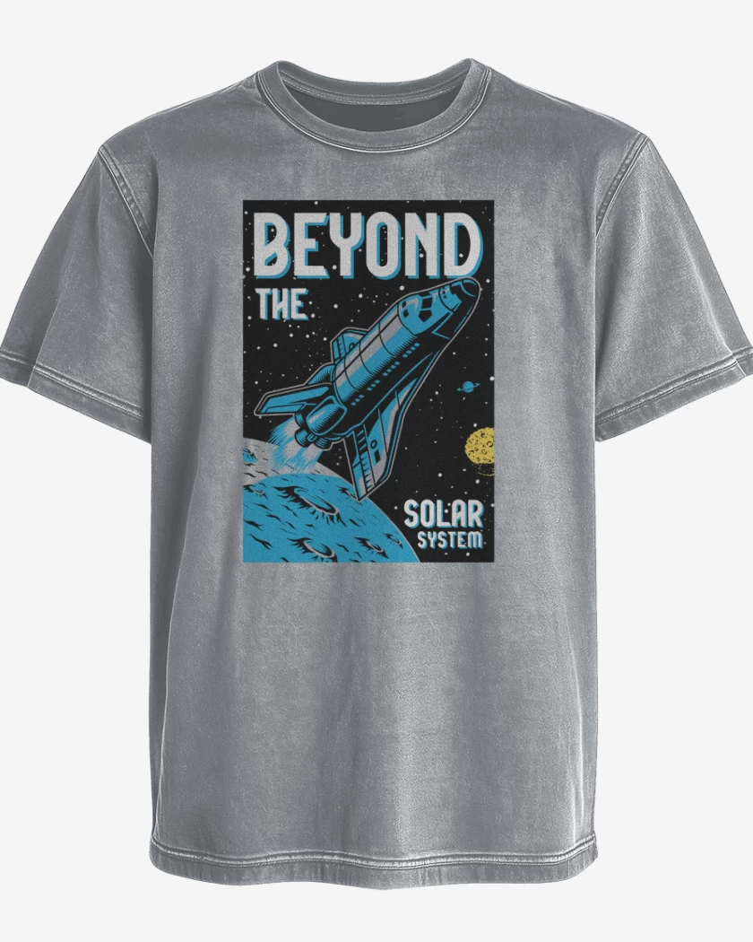 Polera desgastada Beyond the solar system