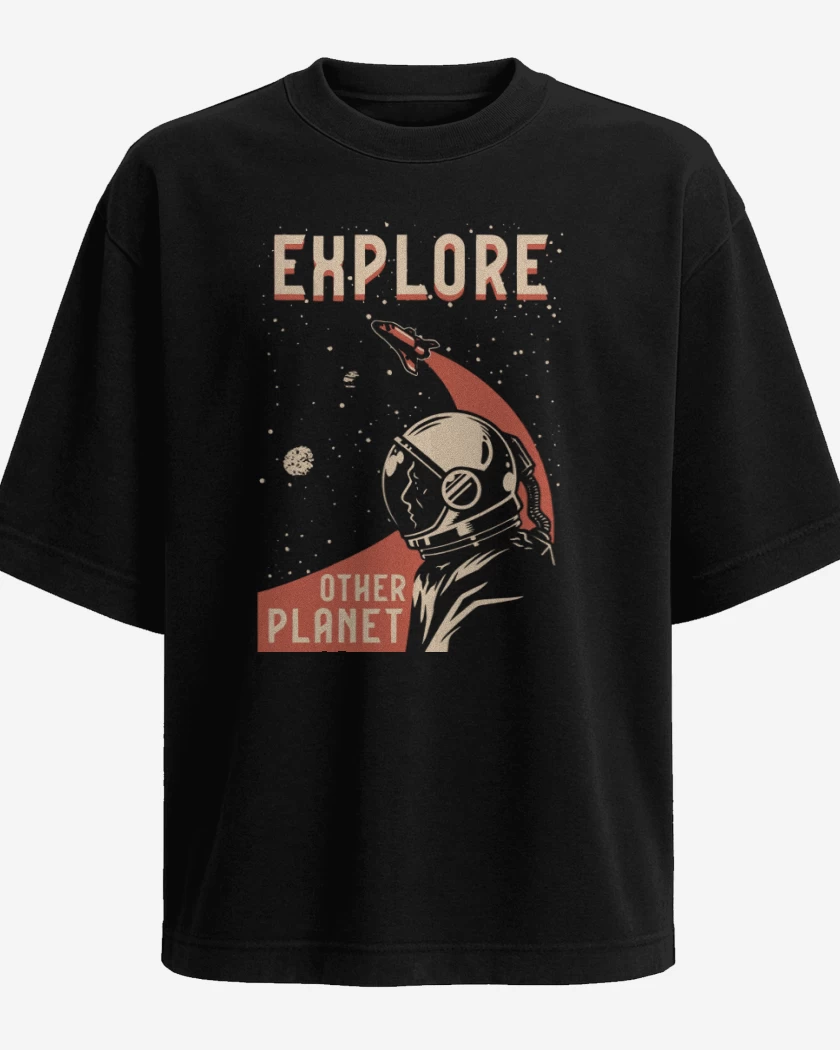 Polera Oversize Explore other planet