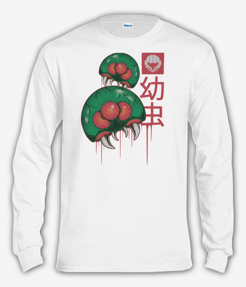 Polera manga larga Blanco de The Larvas
