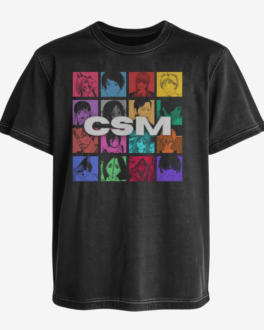 Polera desgastada Negro de CSM