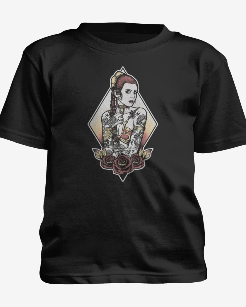 Polera de niño Negro de Jabba Slave