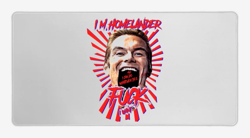 Mouse pad Gamer Blanco de Im Homelander