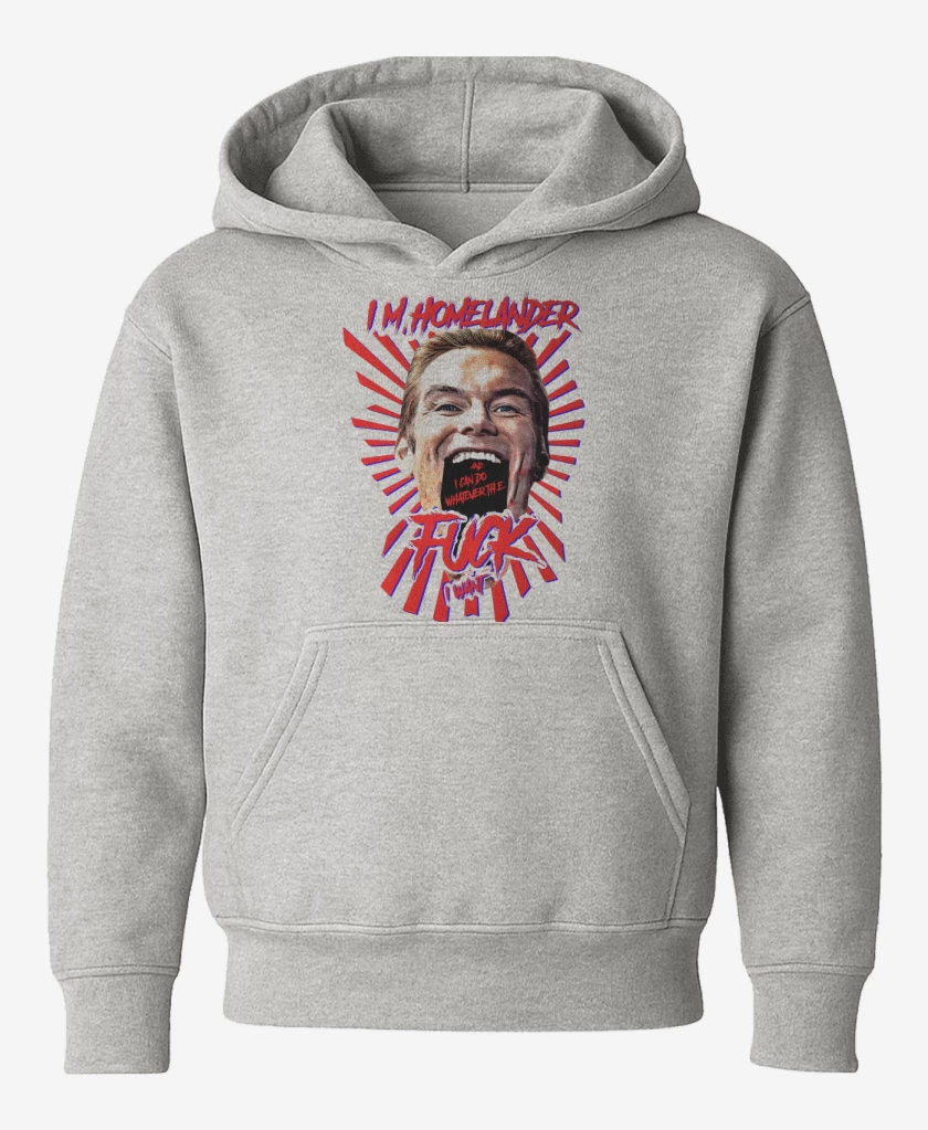 Poleron de niño Gris Melange de Im Homelander