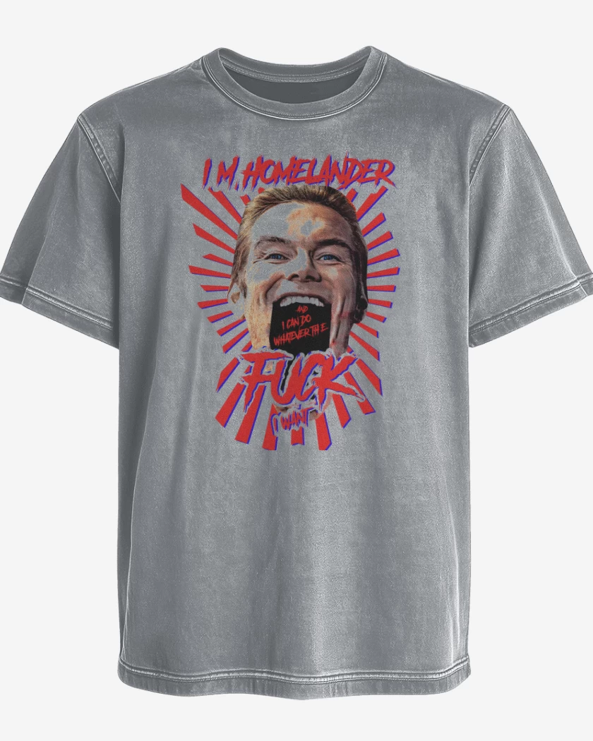 Polera desgastada Im Homelander