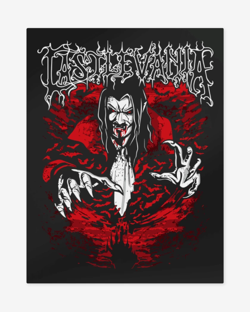 Print metalico Negro de Vlad Tepes
