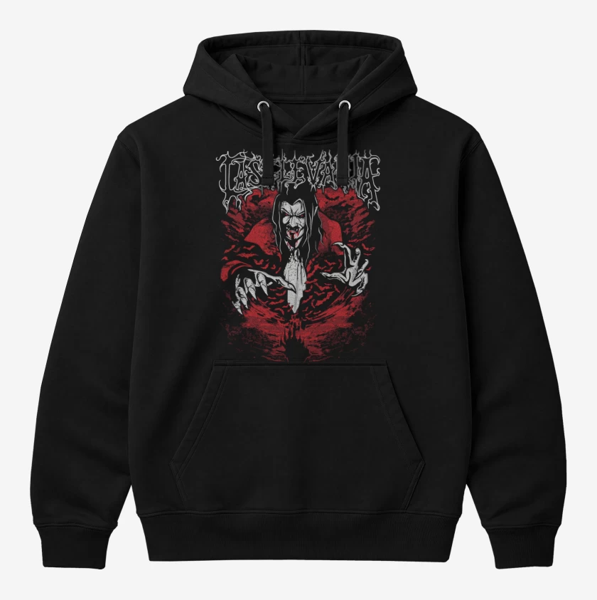 Polerón Canguro Negro de Vlad Tepes
