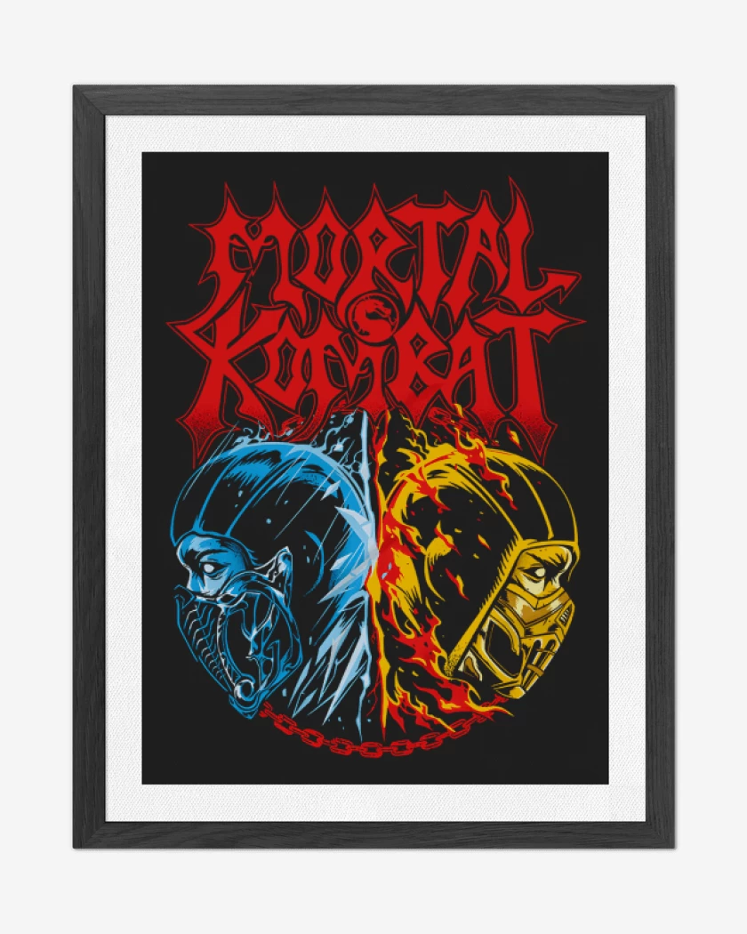 Cuadro decorativo Mortal Kombat
