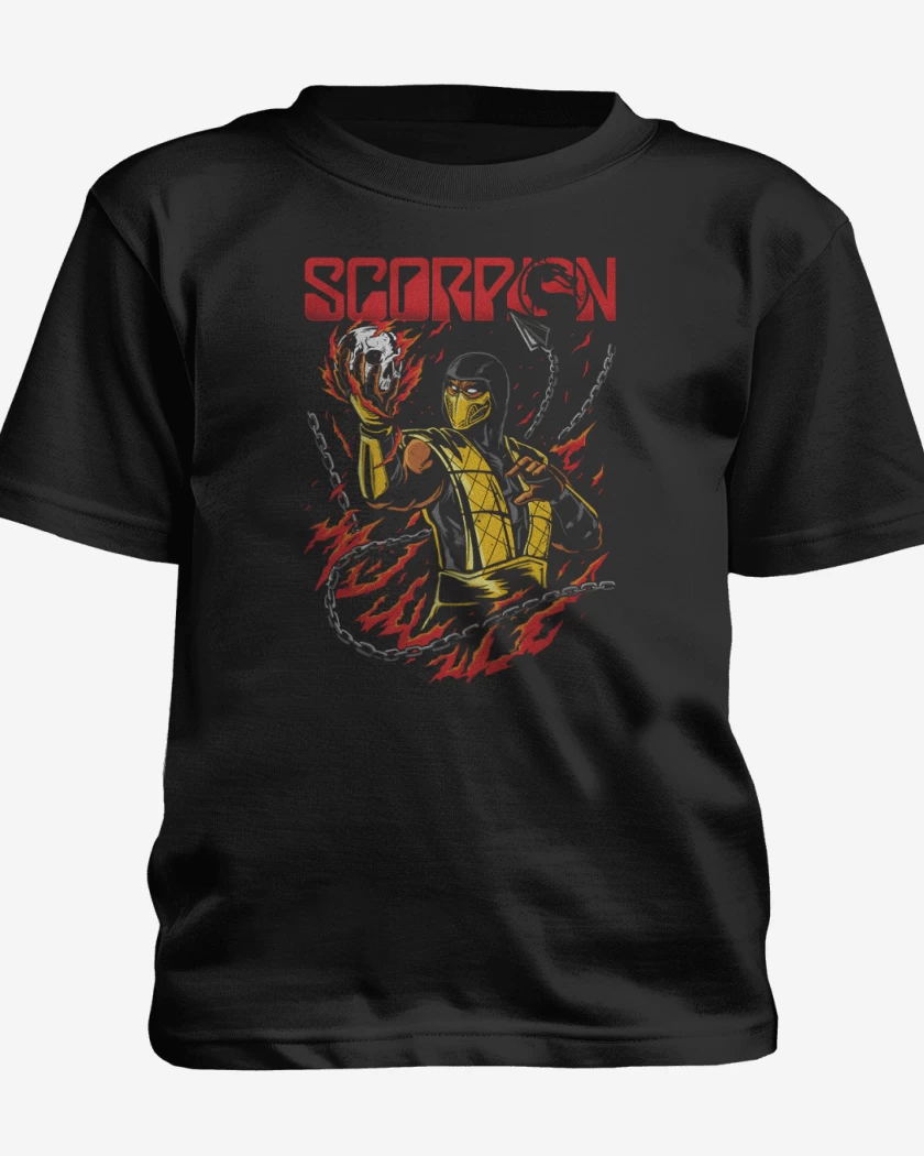 Polera de niño Negro de Scorpion 2