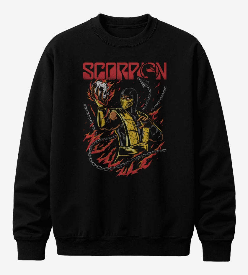 Poleron polo Negro de Scorpion 2