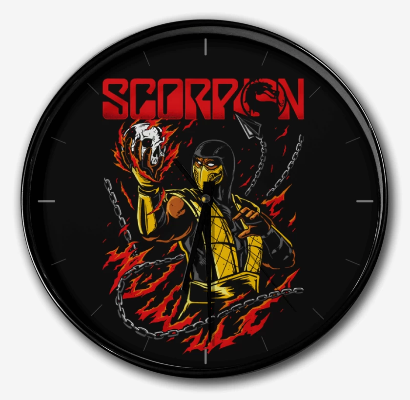 Reloj Negro de Scorpion 2