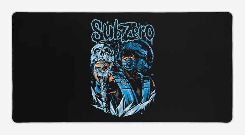 Mouse pad Gamer Negro de Sub Zero