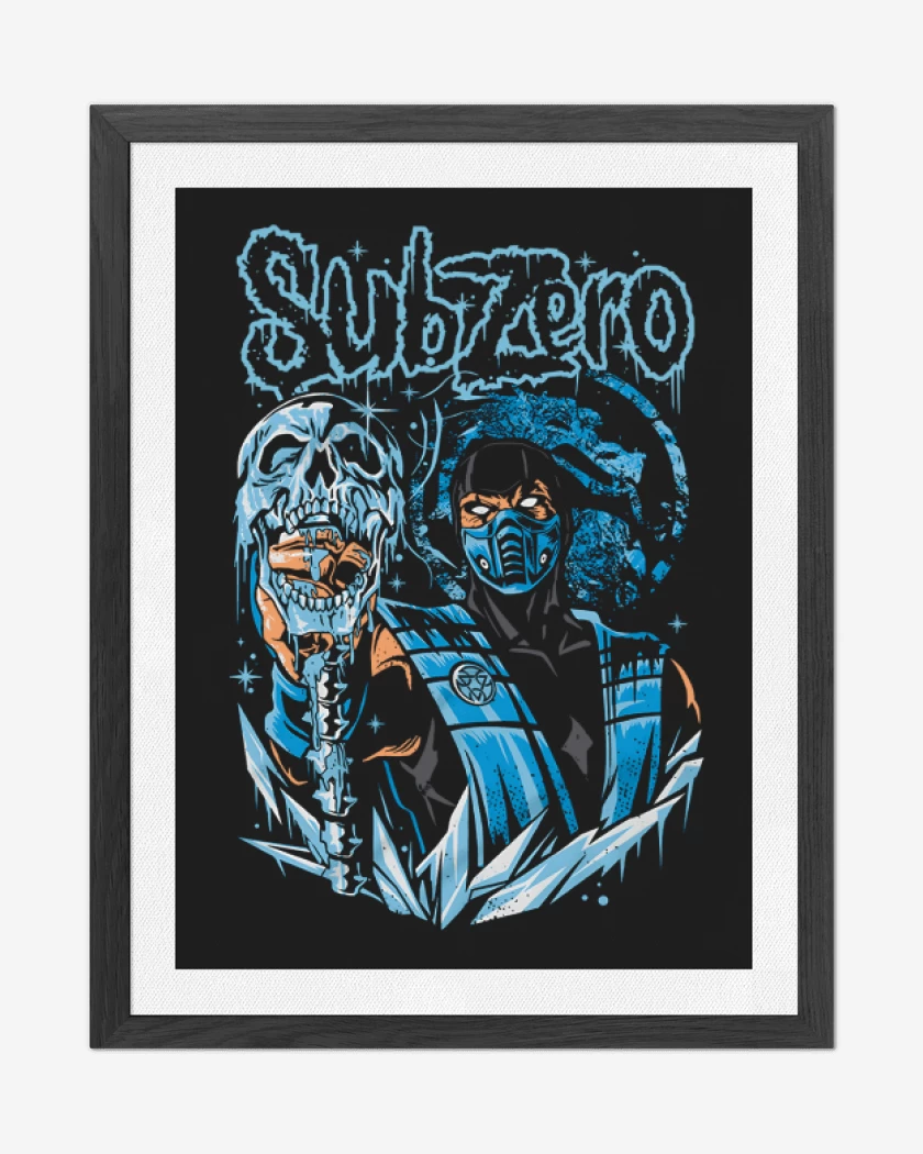 Cuadro decorativo Negro de Sub Zero