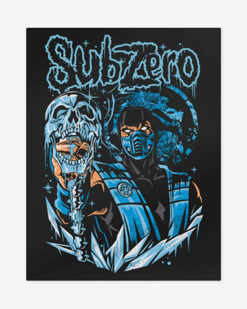Print metalico Negro de Sub Zero