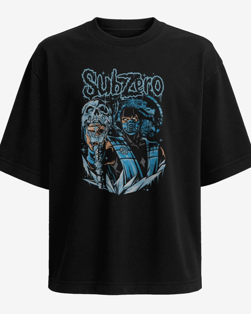 Polera Oversize Negro de Sub Zero