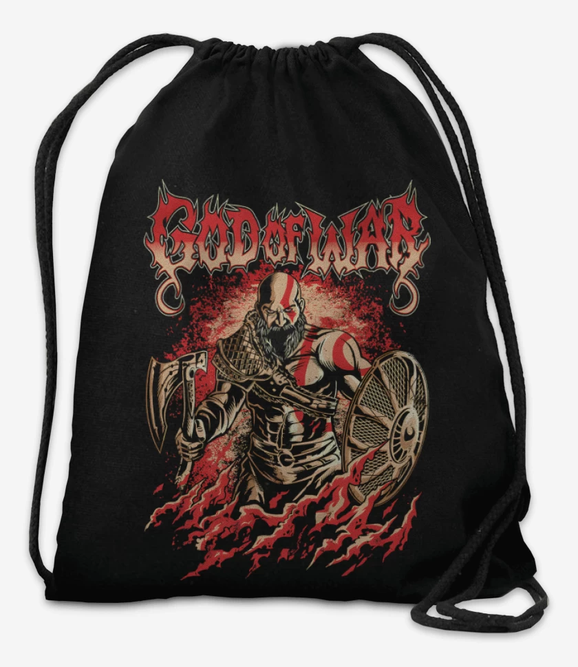 Mochila Negro de Espartano Nórdico