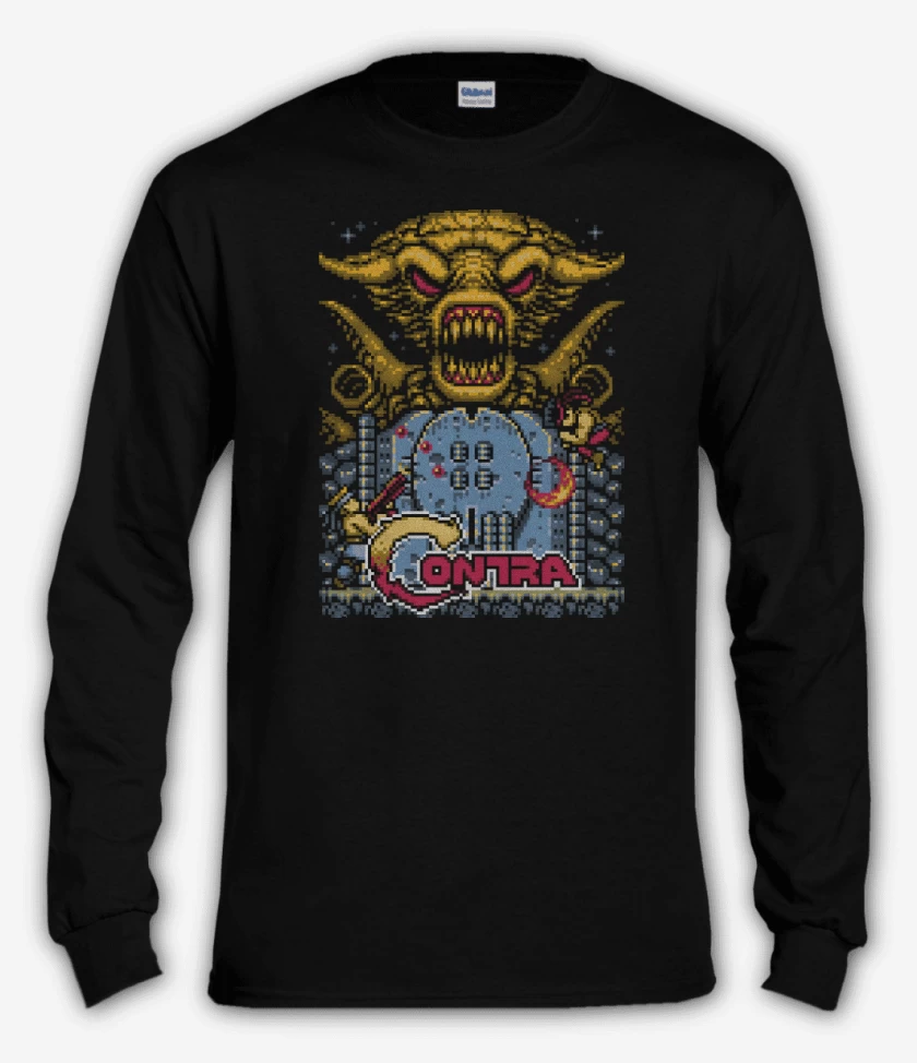 Polera manga larga Negro de Gromaides