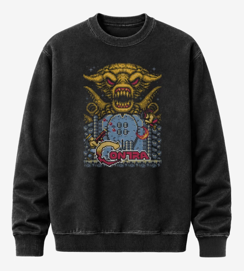 Poleron Polo Acid Wash Negro de Gromaides