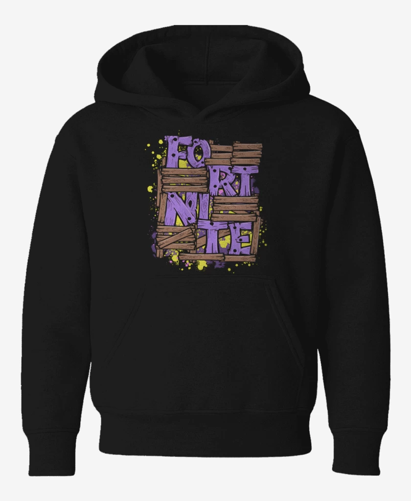 Poleron de niño Negro de Fortnite 6