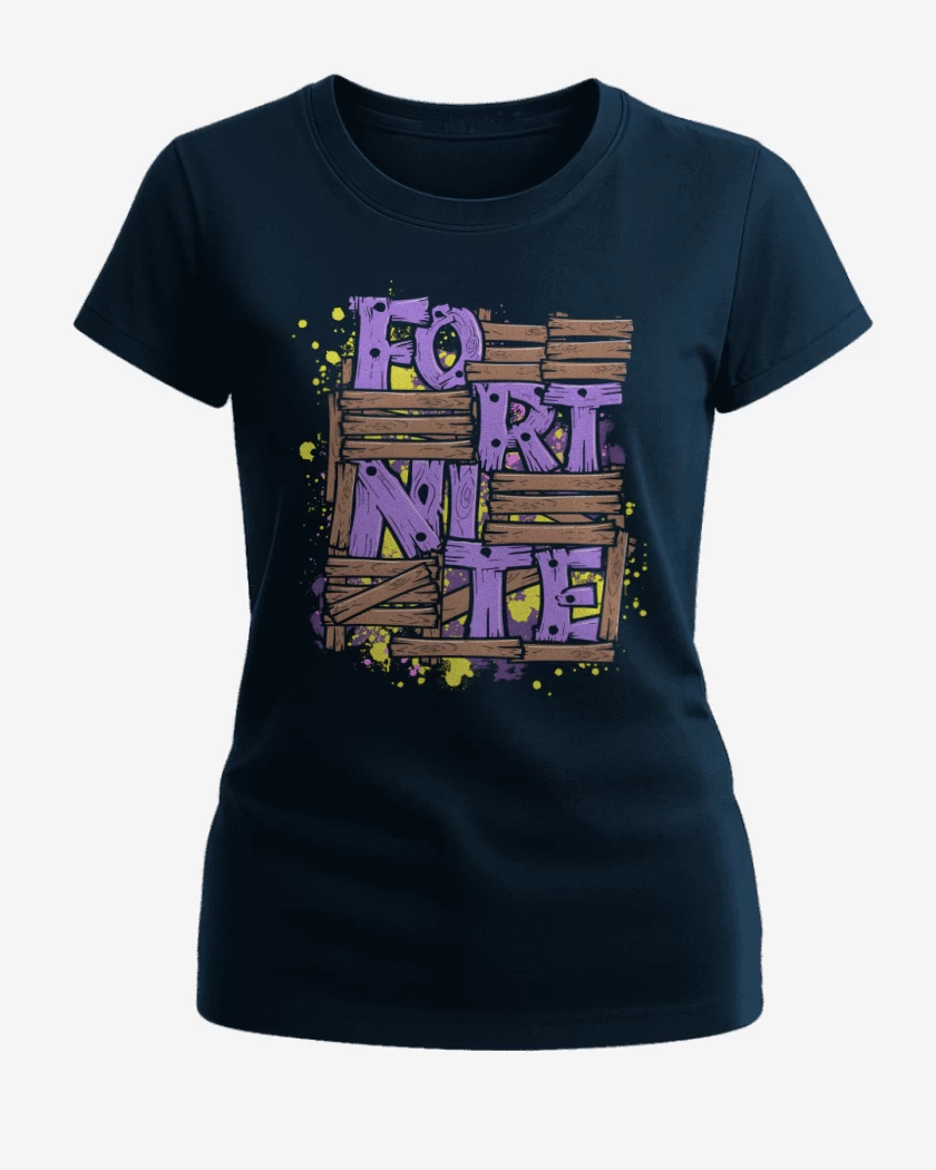 Polera de Mujer Azul Marino de Fortnite 6