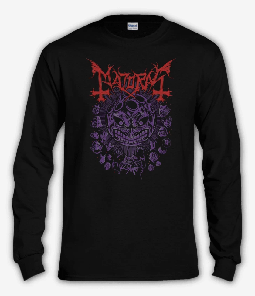 Polera manga larga Negro de Call of the Moon