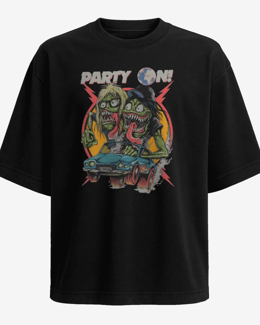 Polera Oversize El Mundo de Wayne 