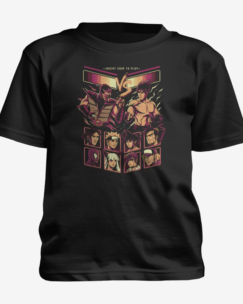 Polera de niño Negro de Ultimate Fighters