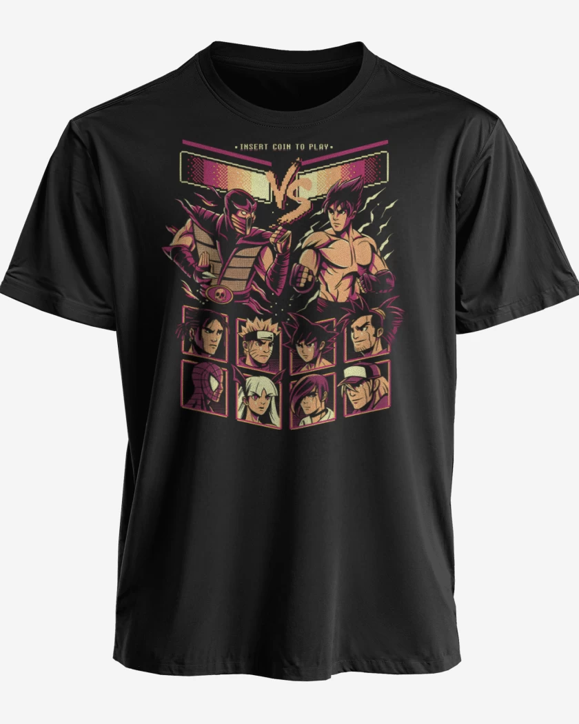 Polera premium Negro de Ultimate Fighters