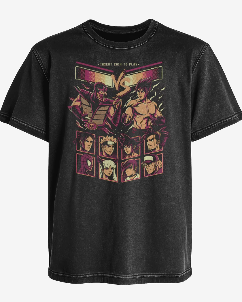 Polera desgastada Ultimate Fighters