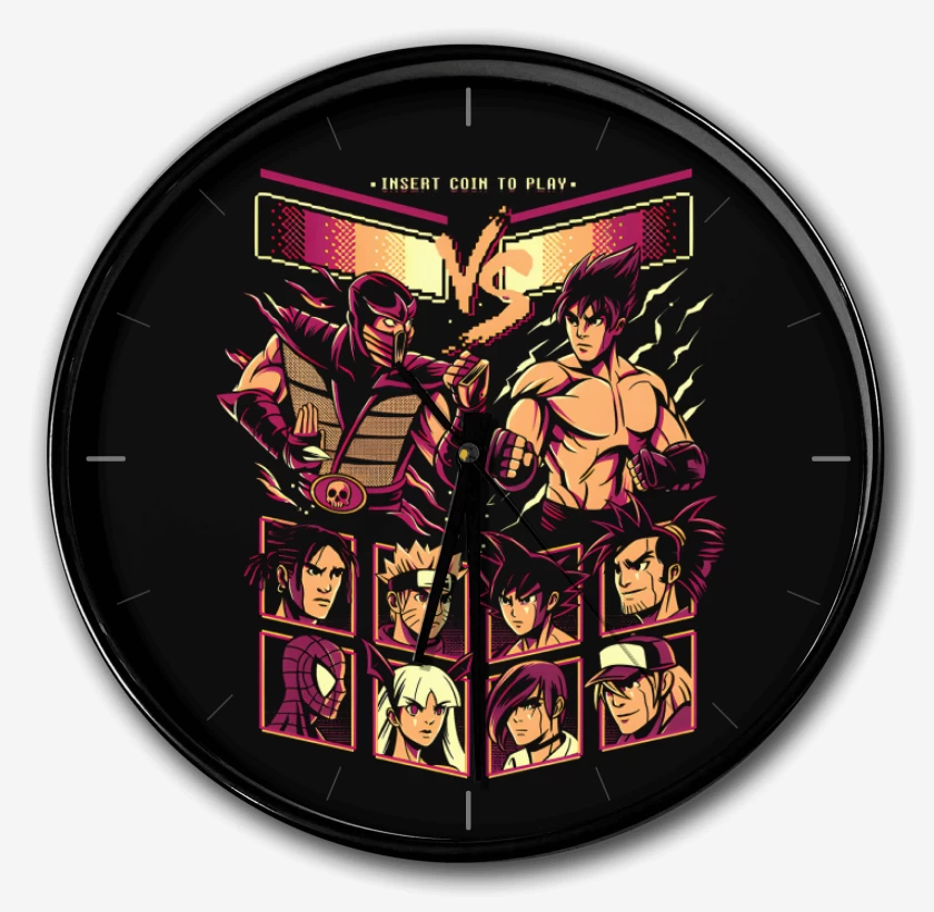 Reloj Negro de Ultimate Fighters