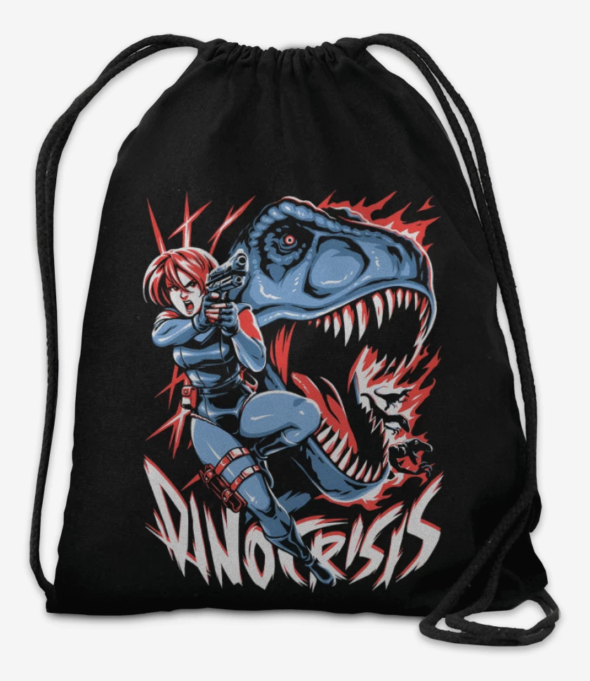 Mochila Negro de Dino Crisis