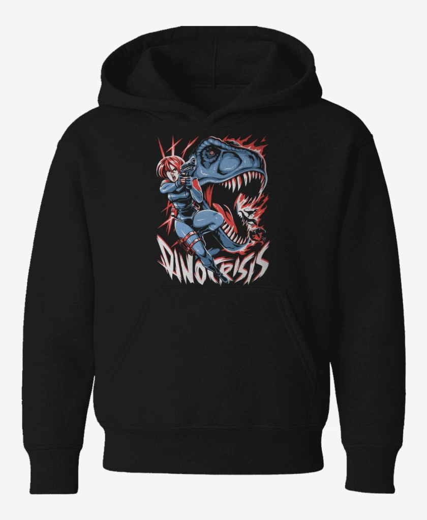 Poleron de niño Negro de Dino Crisis