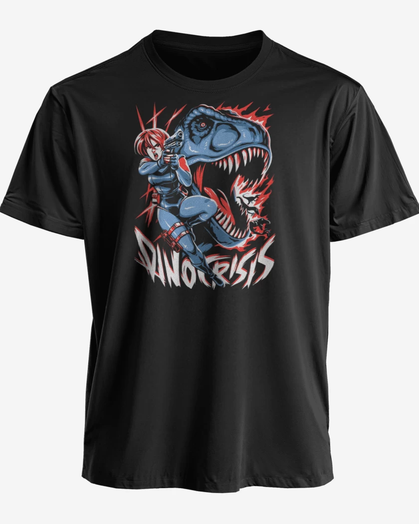 Polera premium Negro de Dino Crisis