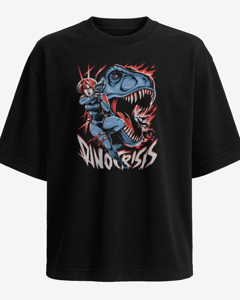 Polera Oversize Dino Crisis
