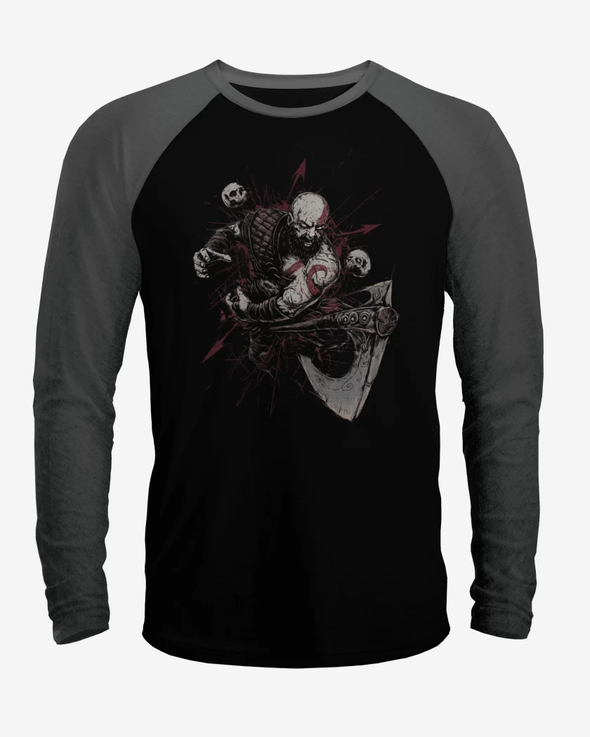 Polera Raglan Kratos Vikingo