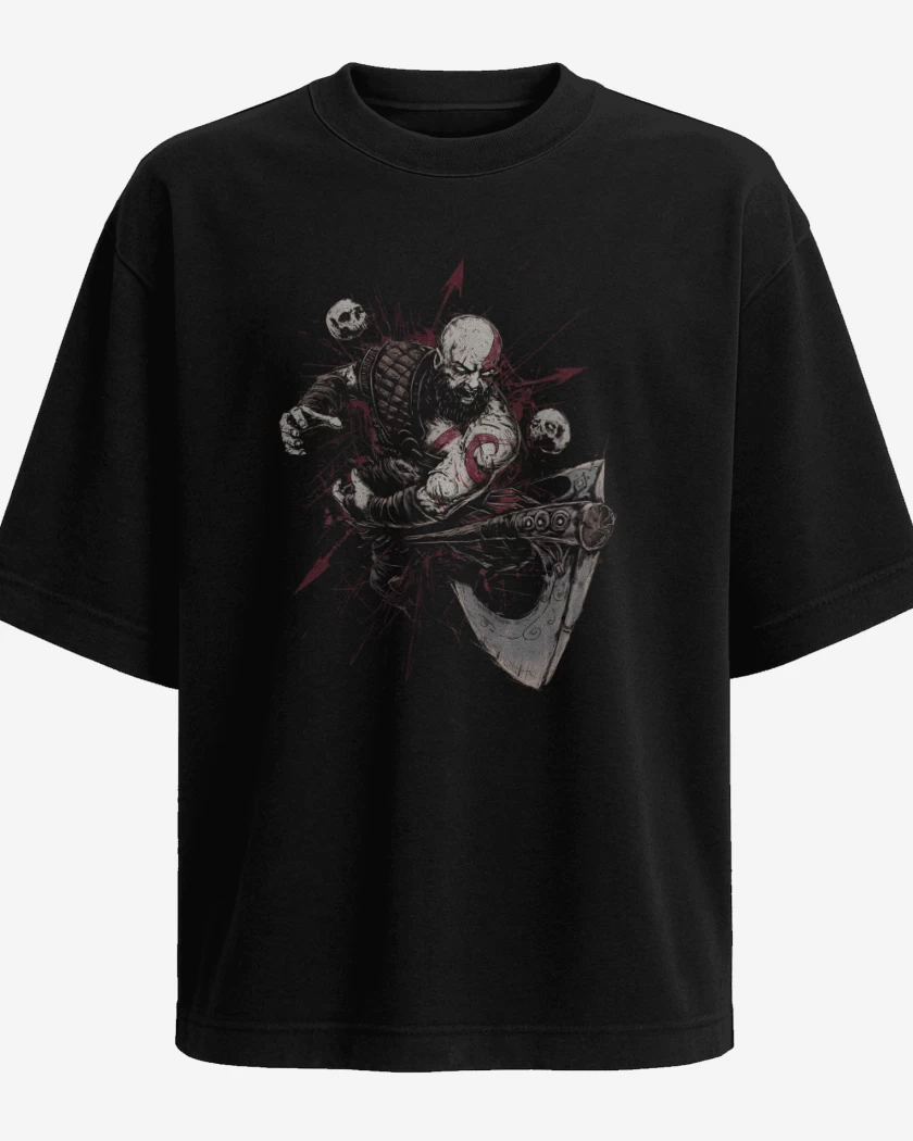 Polera Oversize Kratos Vikingo