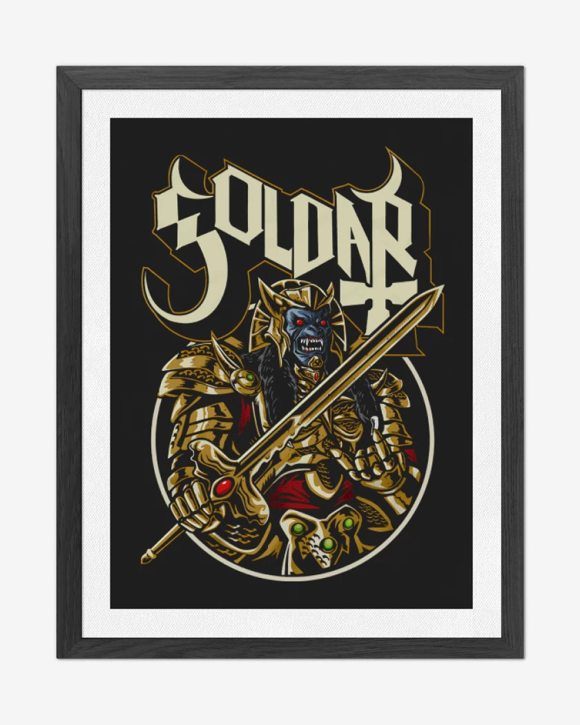 Cuadro decorativo Negro de Goldar 