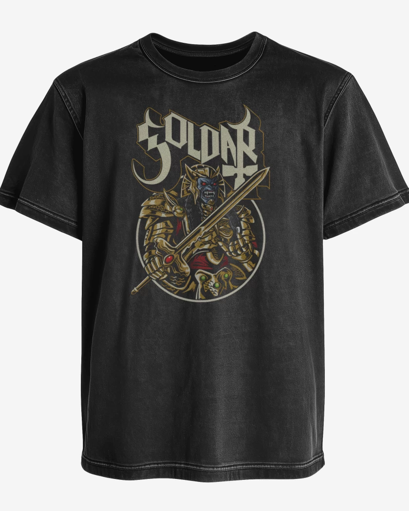 Polera desgastada Goldar 